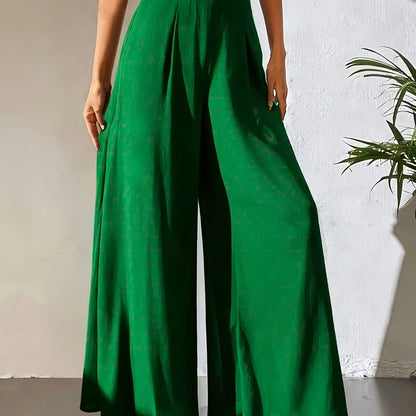 Tuvenyx | Pantalón de Pierna Ancha con Cintura Elástica y Caída Fluida