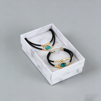 Suri™ Conjunto de collar y pulsera estilo vintage boho