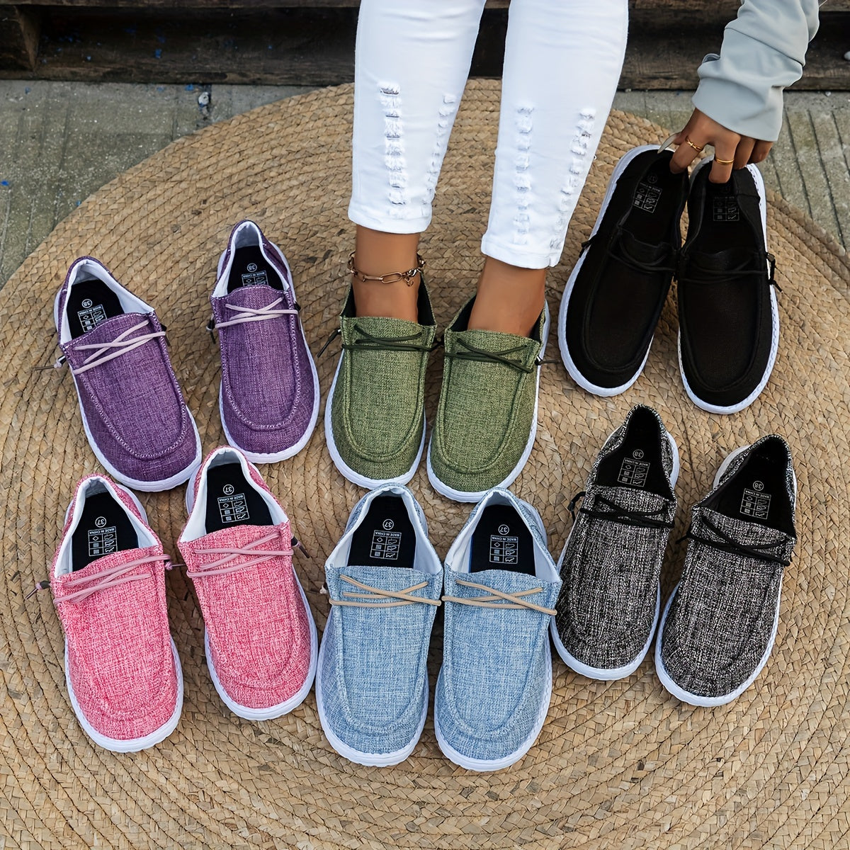 Orelia™ Mocasines Cómodos para Mujer con Suela Suave y Diseño Ligero