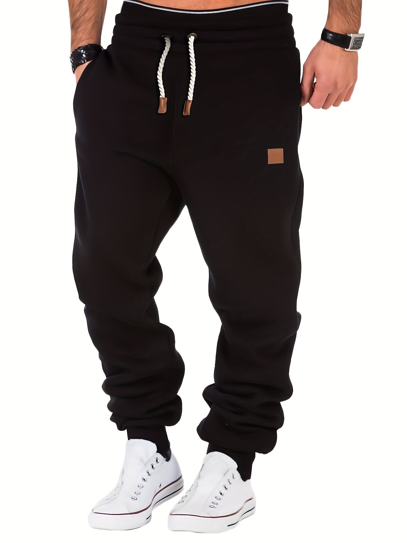 Rovanto™ Pantalones Casual de Corte Slim para Hombre con Cintura Ajustable para Otoño e Invierno