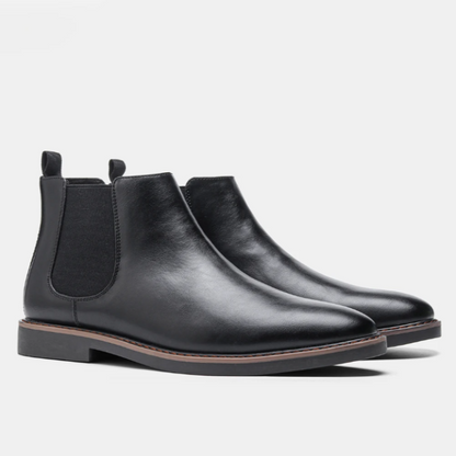 Iveron™ Botas Chelsea de Cuero Elegantes para Hombre