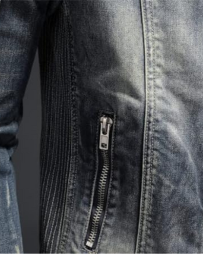 Lucerra™ Chaqueta de Mezclilla Premium de Estilo Clásico Masculino
