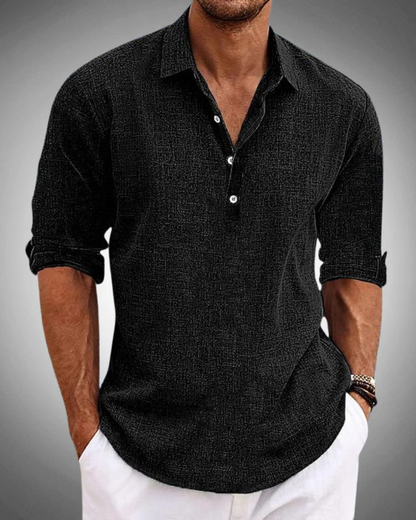 Mirelzo™ Camisa Clásica de Algodón Premium Elegante