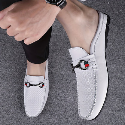 Caelric™ Zapatos Mule Retro para Hombre con Diseño Abierto y Máxima Comodidad