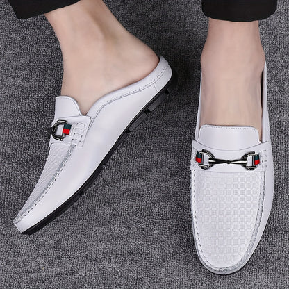 Caelric™ Zapatos Mule Retro para Hombre con Diseño Abierto y Máxima Comodidad