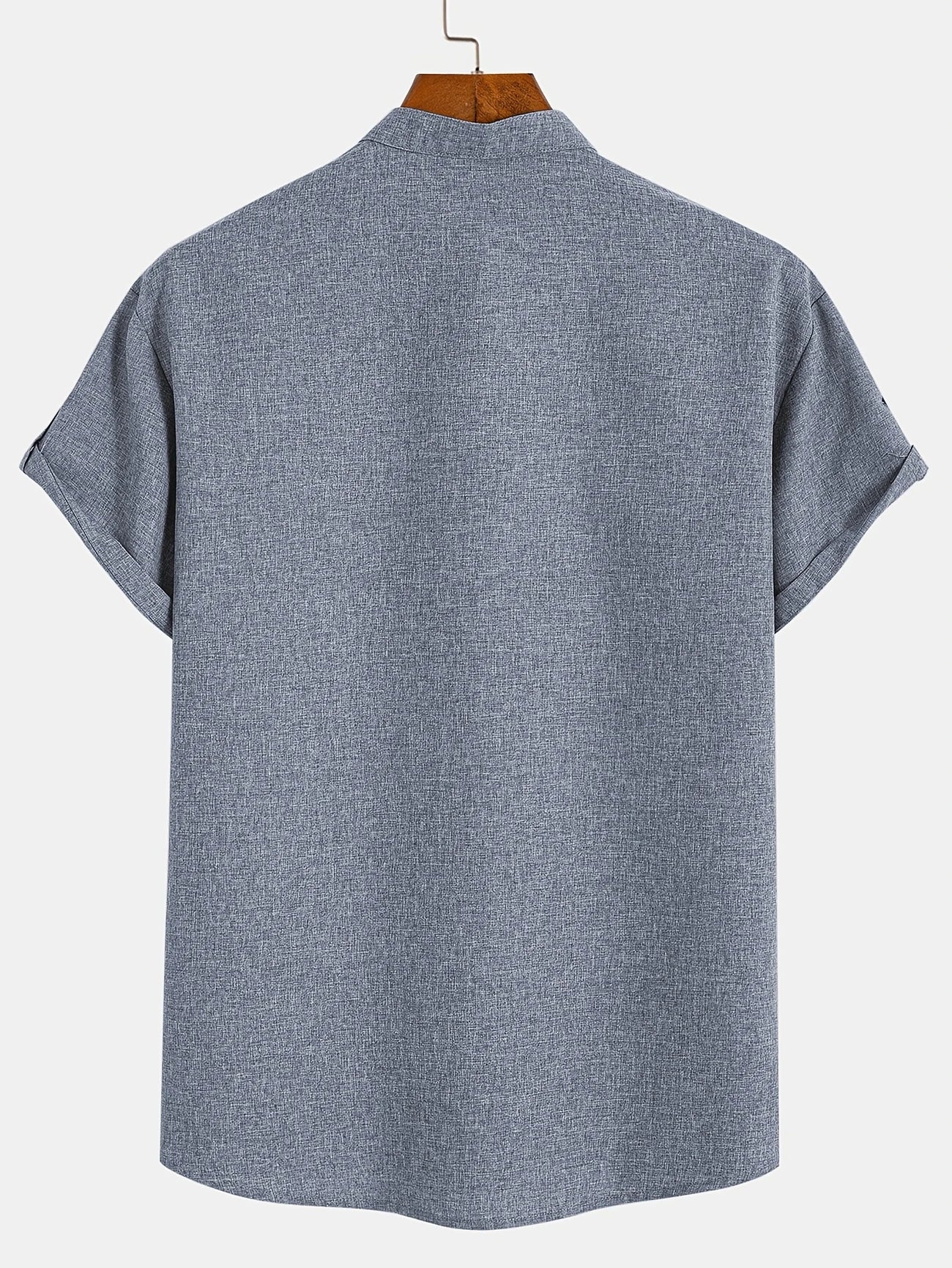 Hayes™ Camisa elegante de manga corta y cuello alto