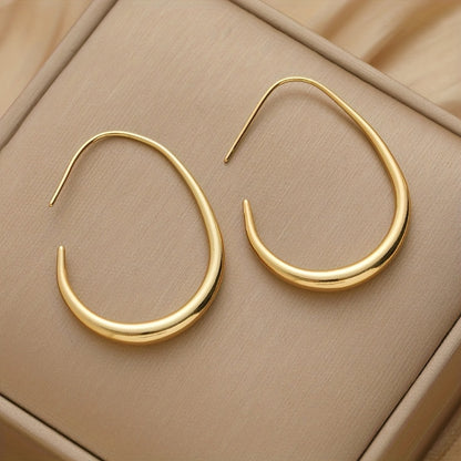 Raya™ Aretes Minimalistas de Gota con Diseño Elegante