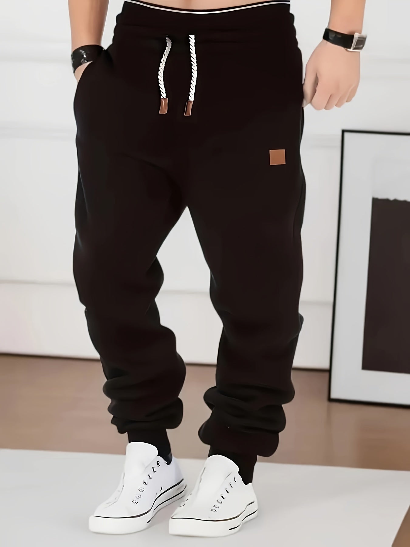 Rovanto™ Pantalones Casual de Corte Slim para Hombre con Cintura Ajustable para Otoño e Invierno