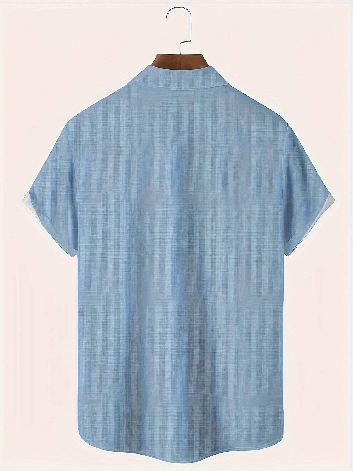Carter™ Camisa Vintage para Hombre con Estampado Étnico y Estilo Tropical