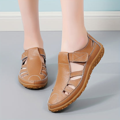 Norah™ Mocasines Artesanales de Piel con Suela Suave y Diseño Vintage