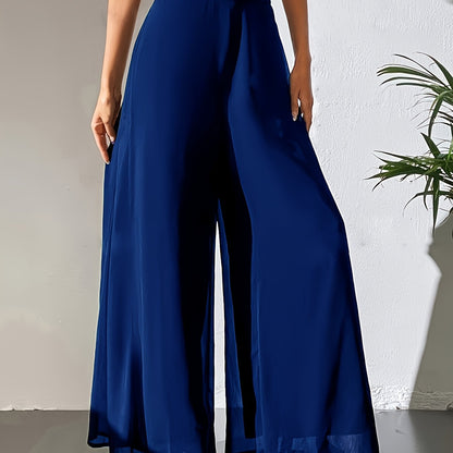 Tuvenyx | Pantalón de Pierna Ancha con Cintura Elástica y Caída Fluida