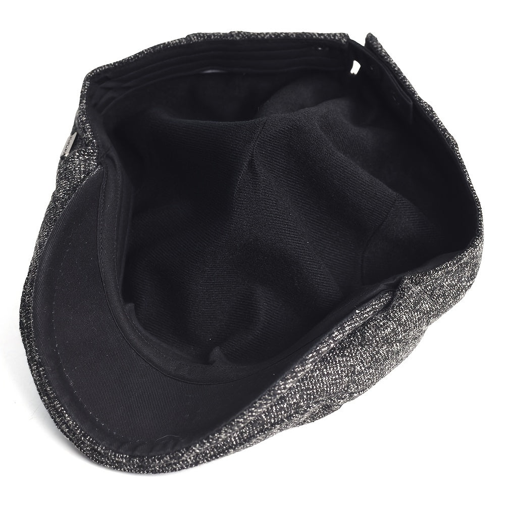Horevik™ Gorra Retro de Invierno con Diseño Clásico y Acabado Suave
