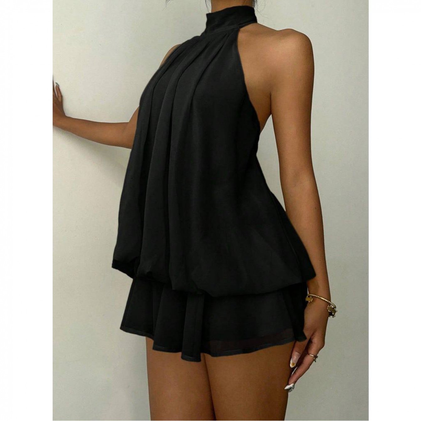 Meara™ Vestido Halter Elegante para Vacaciones de Verano