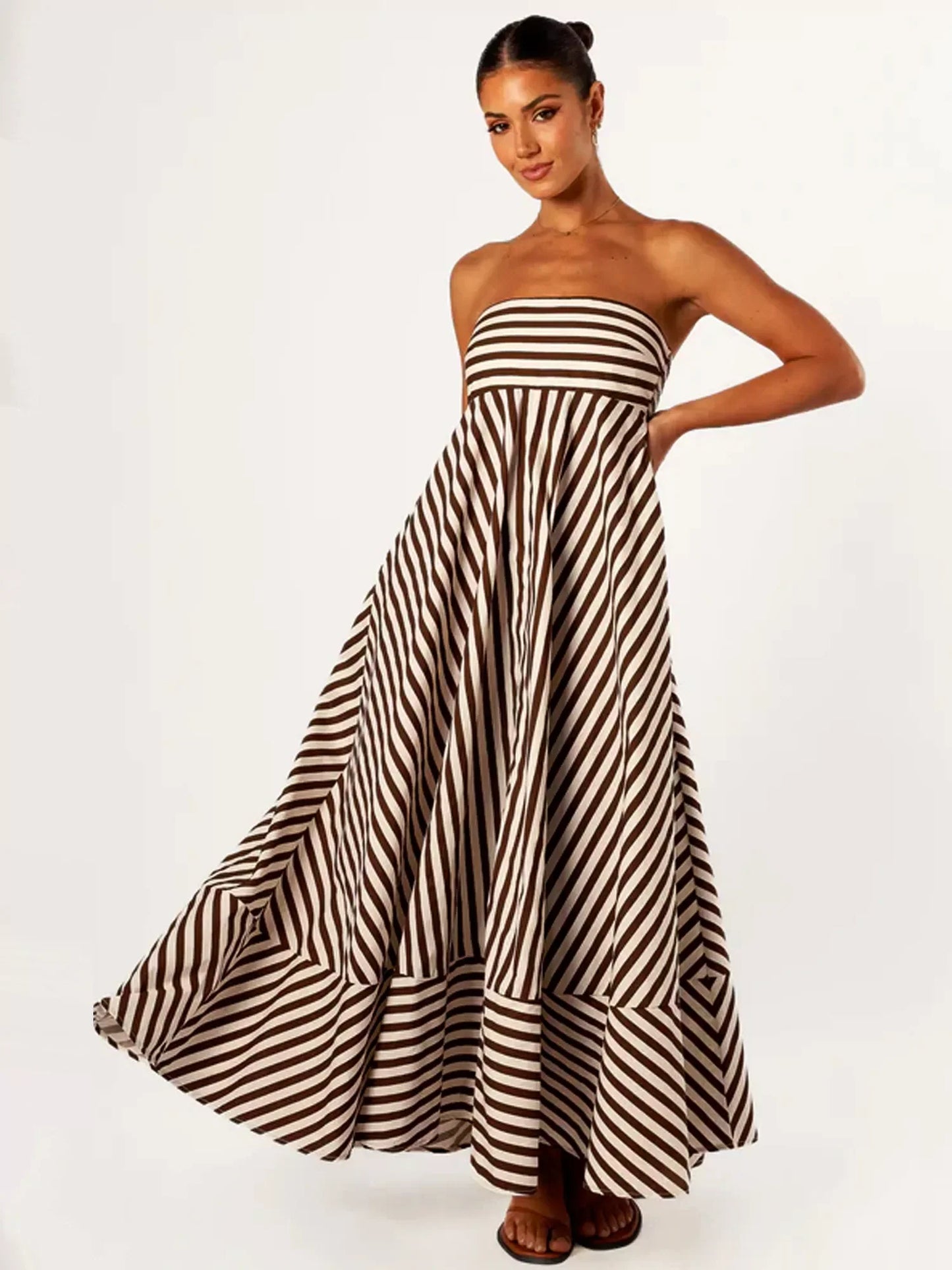 Joreva™ Vestido Maxi Elegante para Mujer con Caída Fluida