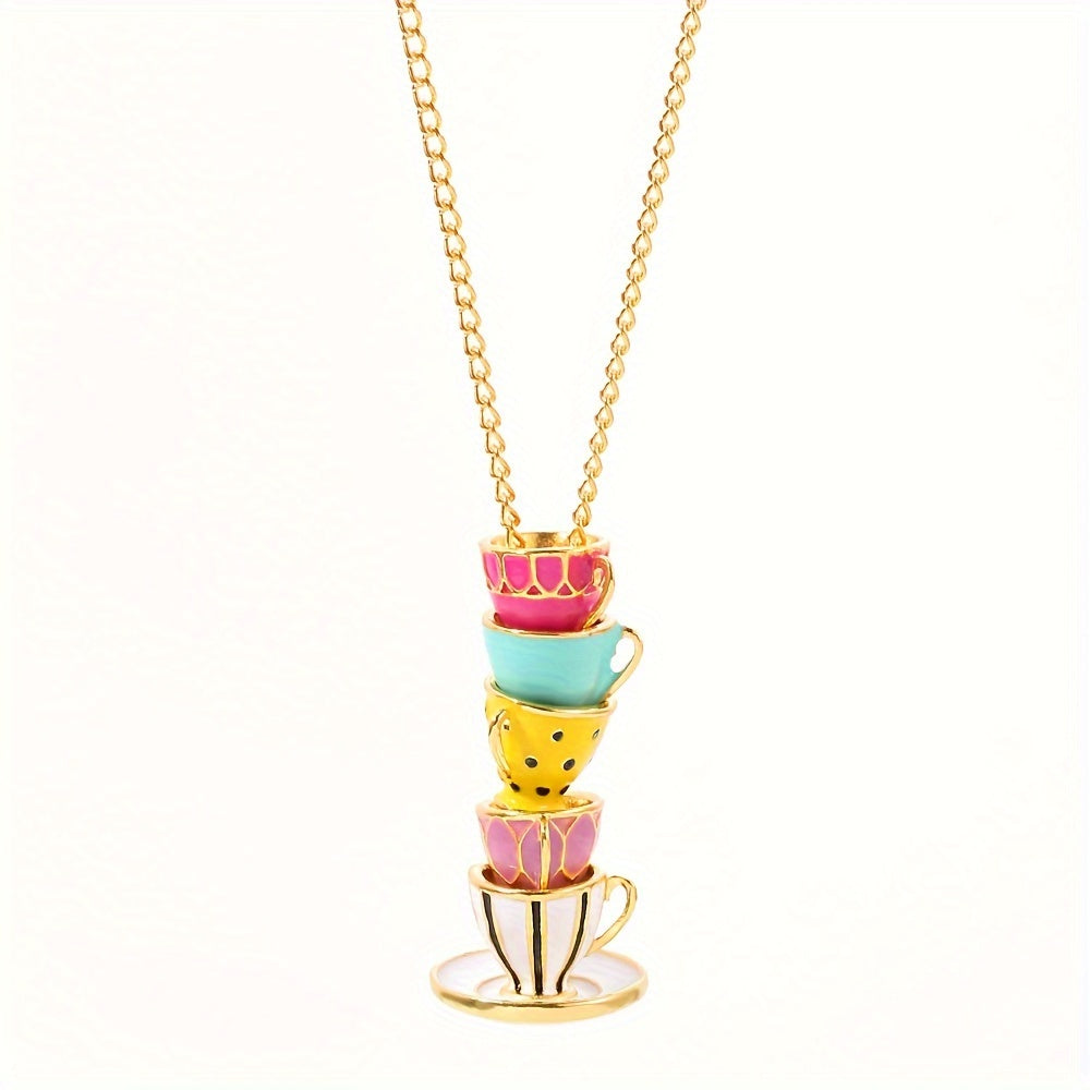 Quessia™ Collar de Tazas de Té del Jardín
