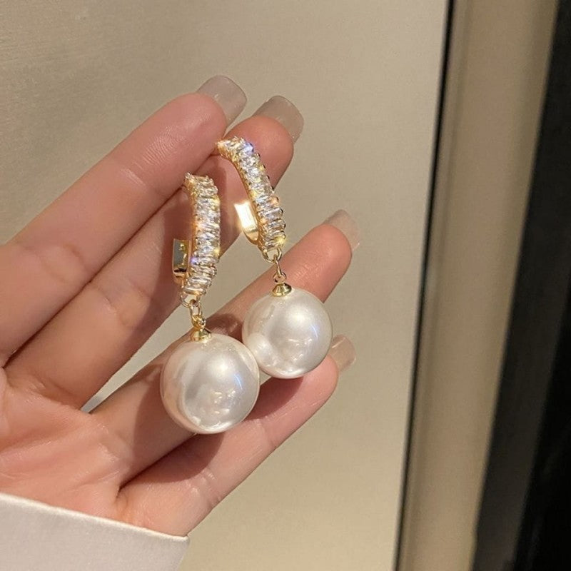 Joreline™ Pendientes Crystal Pearl
