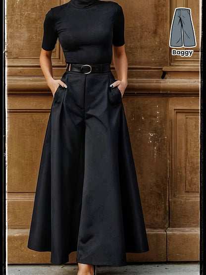 Jasmine | Pantalones Anchos Elegantes para Mujer