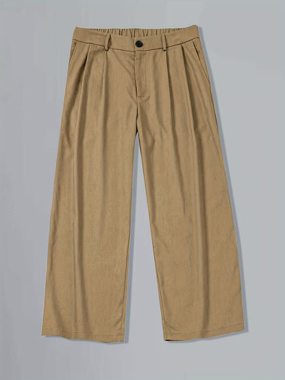 Vruxeth | Pantalón Recto para Hombre con Corte Relajado y Estilo Moderno