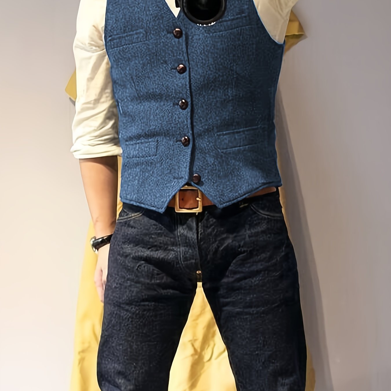 Zoltan | Chaleco Vintage de Espiga con Estilo Clásico y Elegancia Atemporal