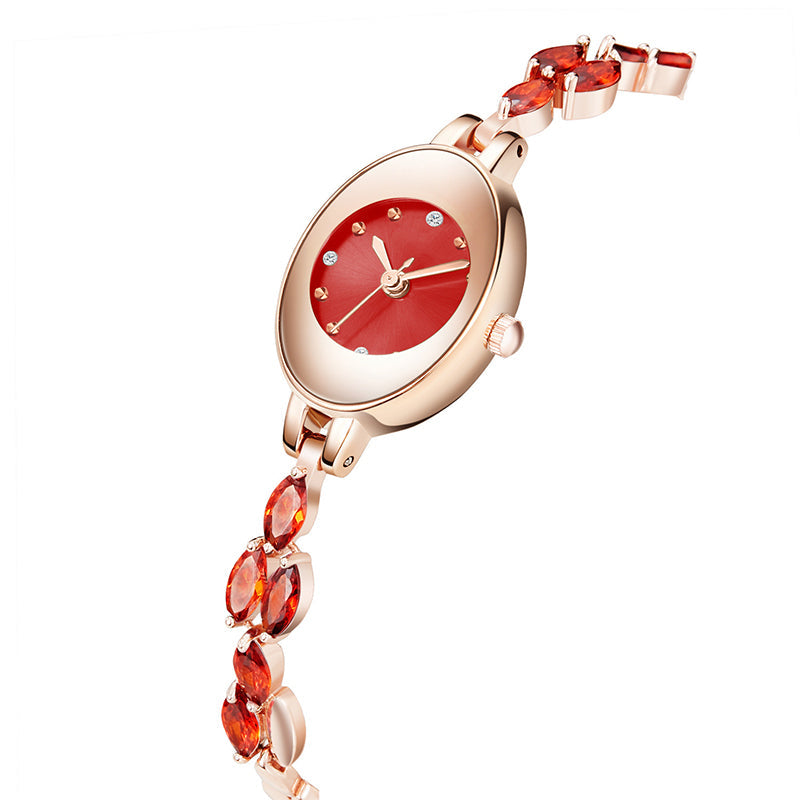Doreya™ Reloj de pulsera para mujer con zirconias de colores