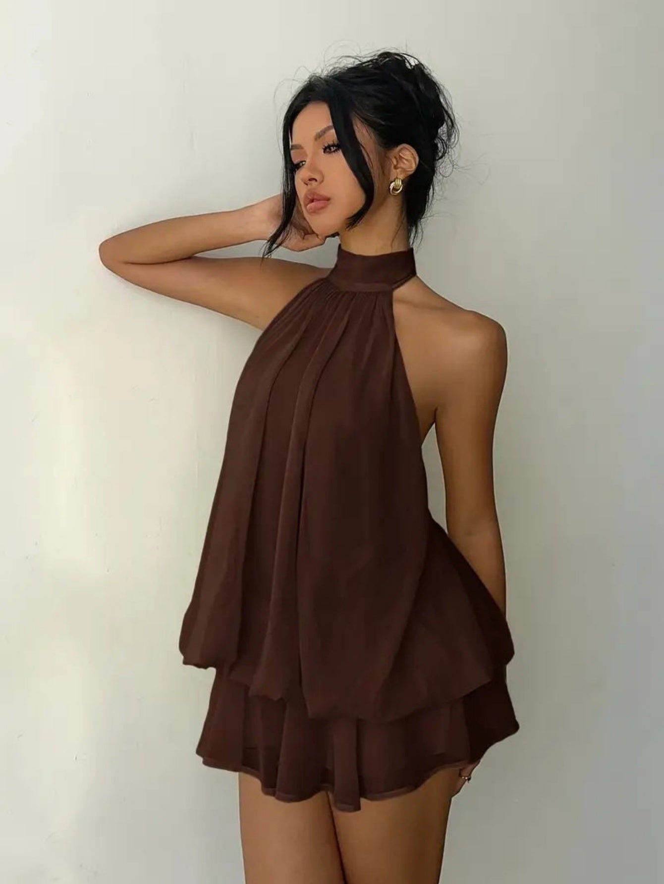 Meara™ Vestido Halter Elegante para Vacaciones de Verano