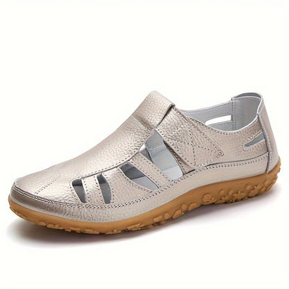 Norah™ Mocasines Artesanales de Piel con Suela Suave y Diseño Vintage