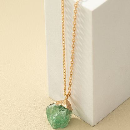Taria™ Collar Minimalista con Colgante Irregular Bañado en Oro de 14K