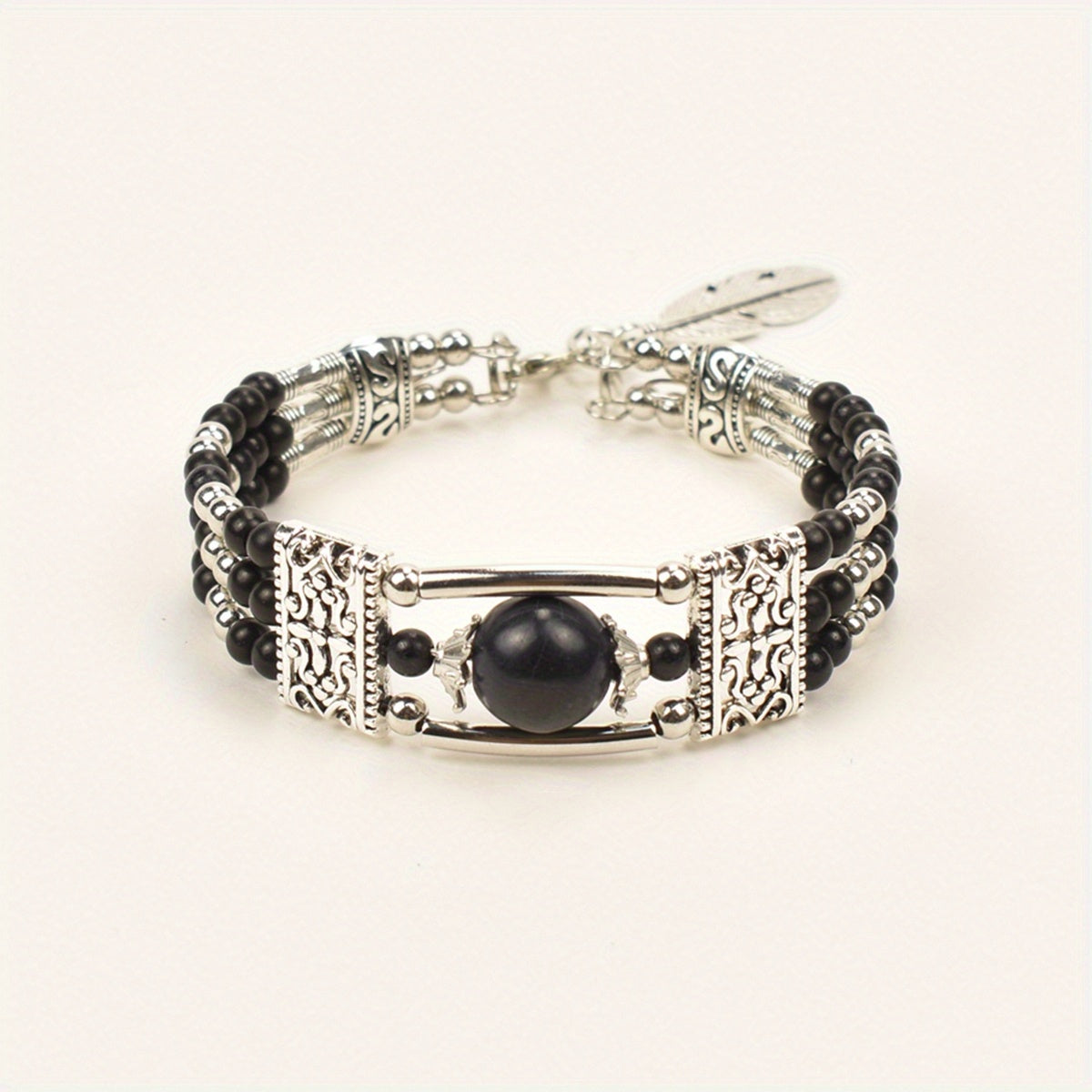 Jessae™ Pulsera de Piedras Naturales con Estilo Artesanal y Energía Natural