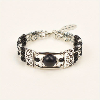 Jessae™ Pulsera de Piedras Naturales con Estilo Artesanal y Energía Natural