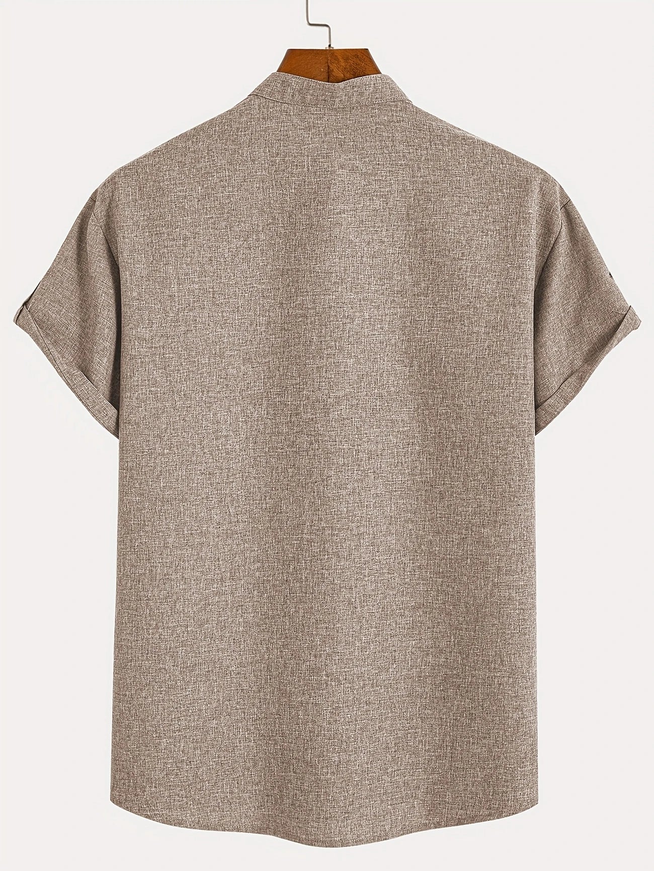 Hayes™ Camisa elegante de manga corta y cuello alto