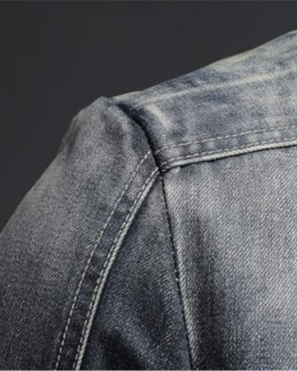 Lucerra™ Chaqueta de Mezclilla Premium de Estilo Clásico Masculino