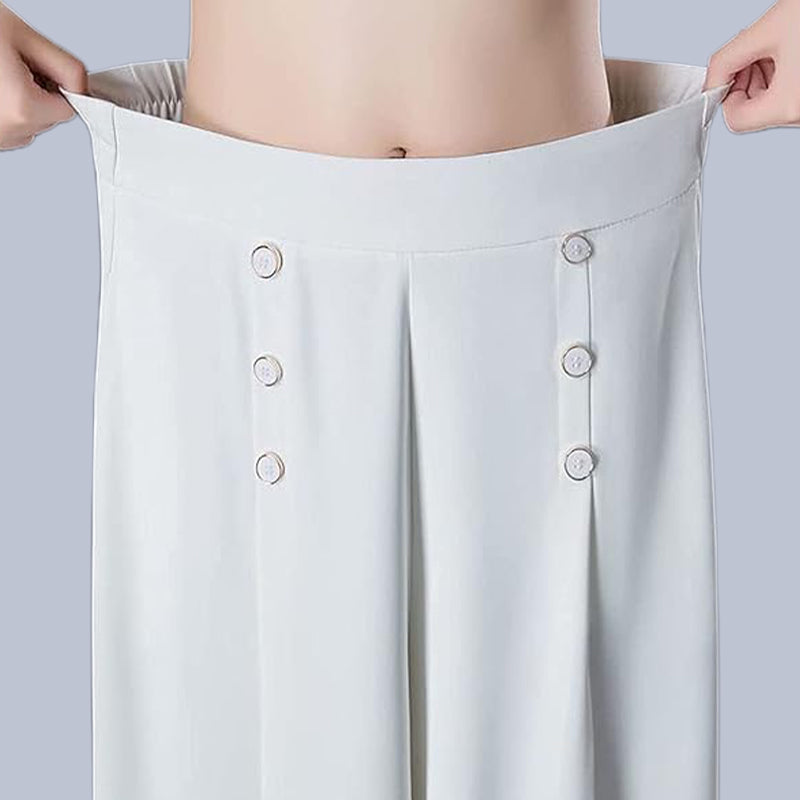 Ansira™ Pantalones plisados elegantes con pierna ancha