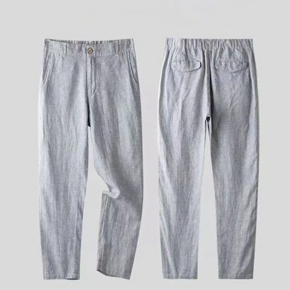 Montiero™ Conjunto de lino cómodo y transpirable para hombre