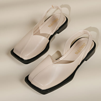 Darya™ Sandalias Elegantes de Tacón Grueso con Punta Cuadrada