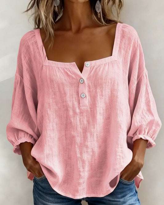 Zella™ Blusa Elegante de Corte Fluido y Estilo Sofisticado