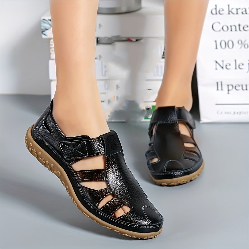 Norah™ Mocasines Artesanales de Piel con Suela Suave y Diseño Vintage