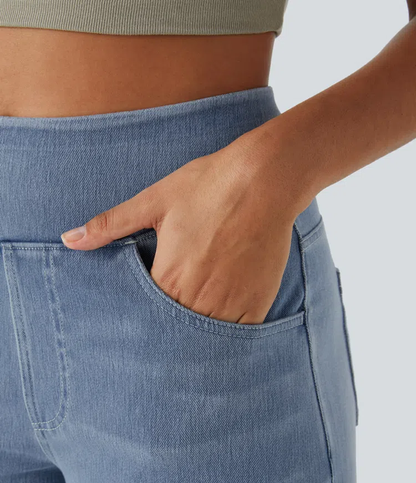 Karellea™ Jeans Pierna Ancha Cintura Alta Stretch
