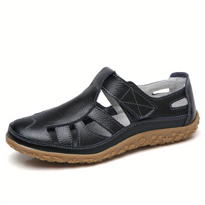 Norah™ Mocasines Artesanales de Piel con Suela Suave y Diseño Vintage