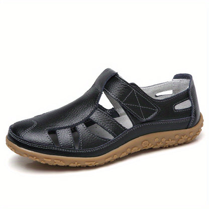 Norah™ Mocasines Artesanales de Piel con Suela Suave y Diseño Vintage