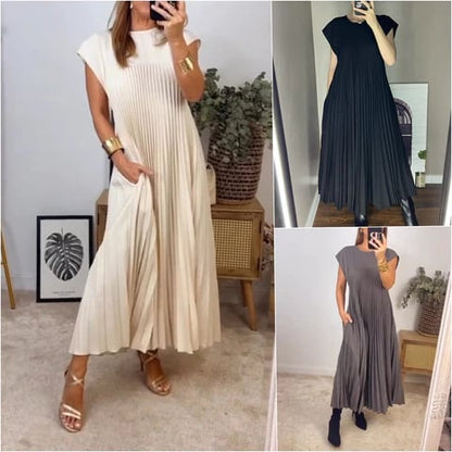 Elara™ Vestido Elegante de Corte Fluido con Caída Suave y Estilo Moderno