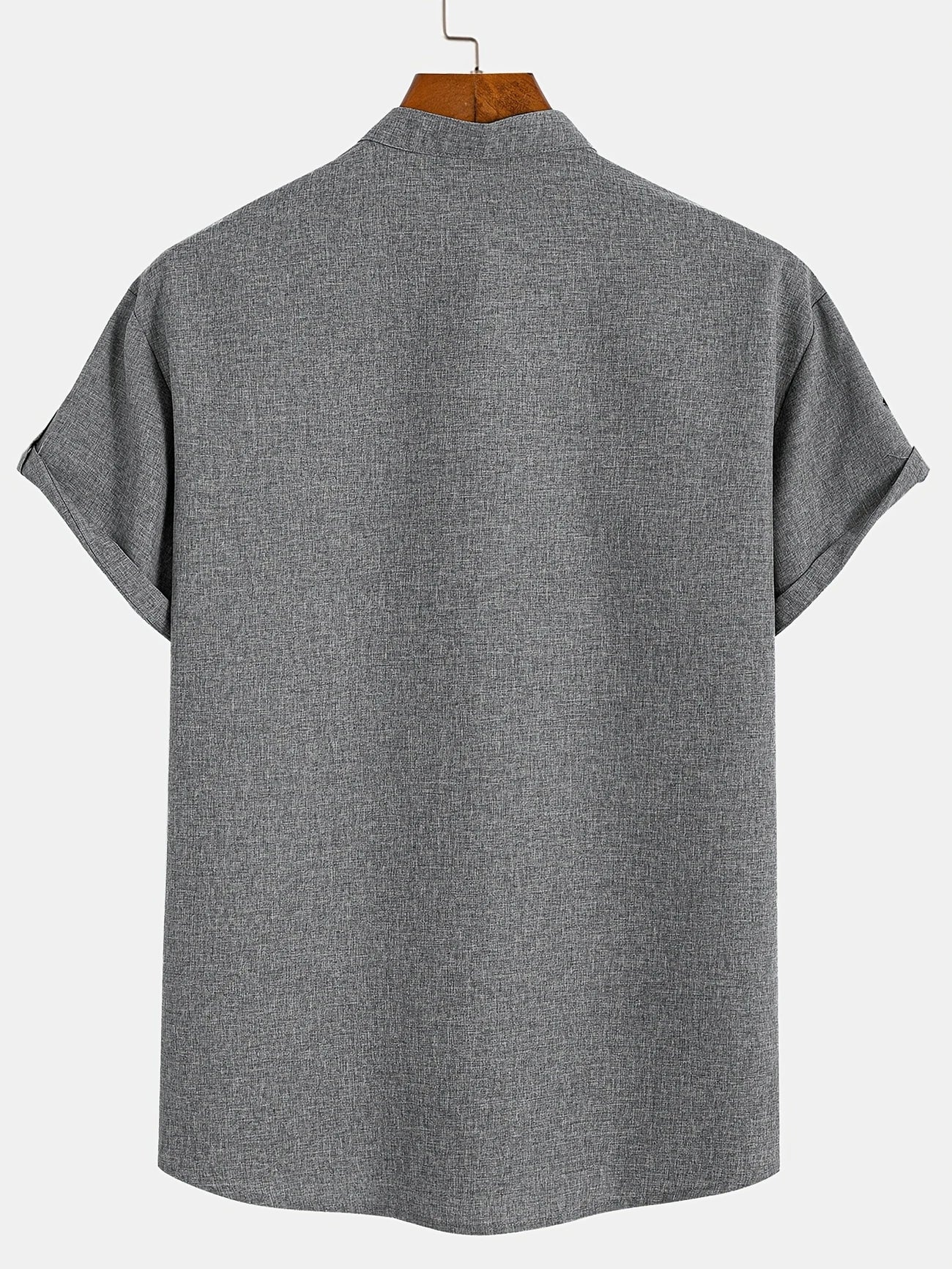 Hayes™ Camisa elegante de manga corta y cuello alto