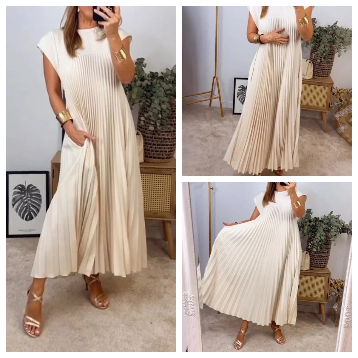 Elara™ Vestido Elegante de Corte Fluido con Caída Suave y Estilo Moderno