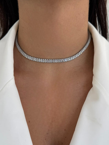 Audira™ Collar Baguette Blanco