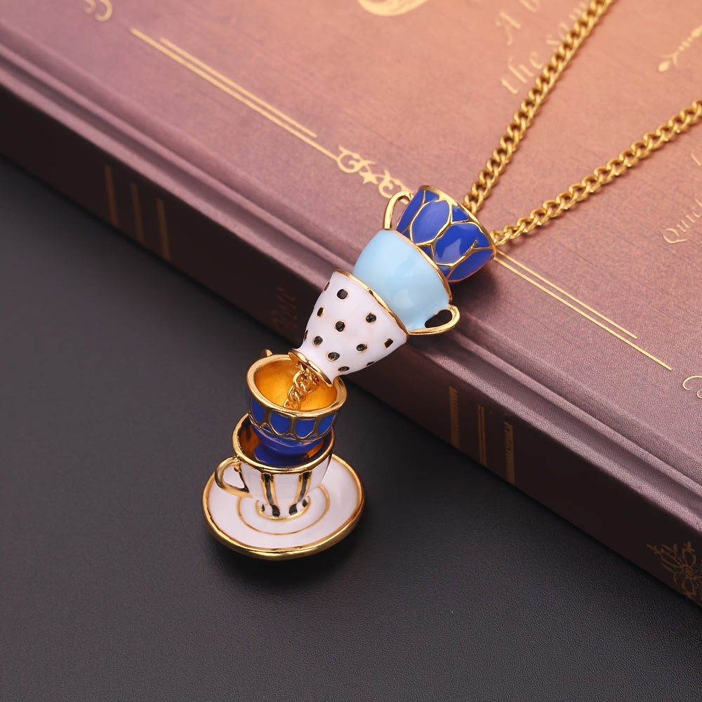 Quessia™ Collar de Tazas de Té del Jardín
