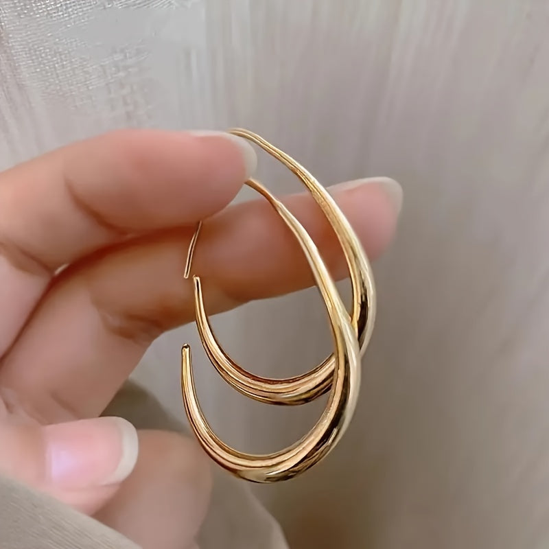 Raya™ Aretes Minimalistas de Gota con Diseño Elegante