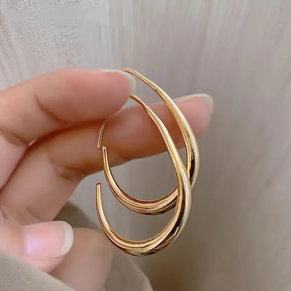 Raya™ Aretes Minimalistas de Gota con Diseño Elegante