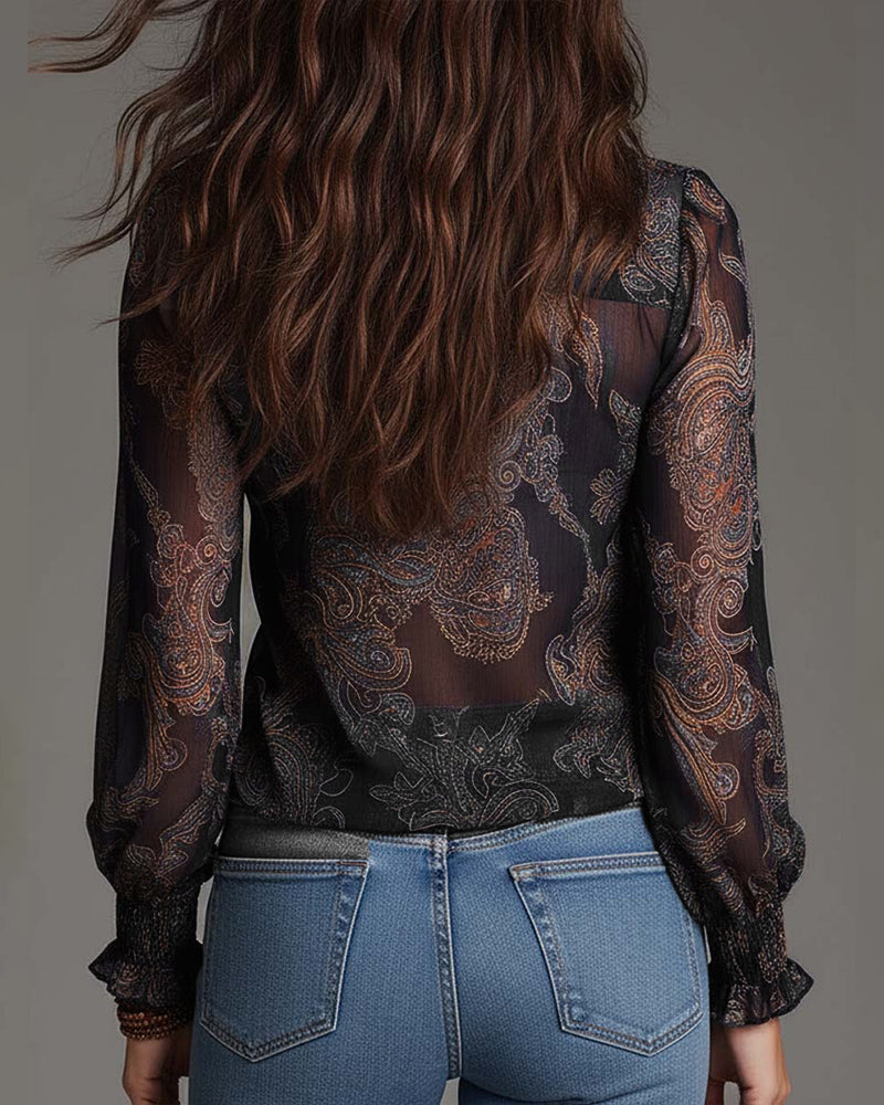 Arden™ Blusa Elegante con Media Cremallera y Corte Moderno