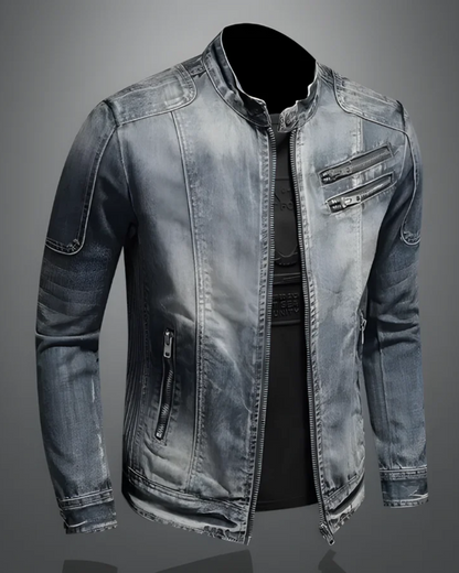 Lucerra™ Chaqueta de Mezclilla Premium de Estilo Clásico Masculino