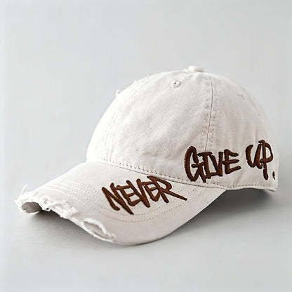 Veltrano™ Nunca Te Rindas Gorra Desgastada