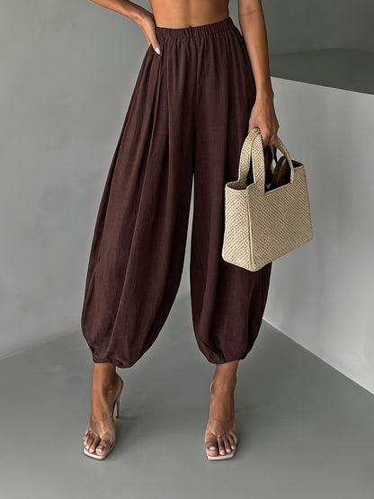 Harlyn™ Pantalones Harem de Corte Suelto y Estilo Relajado
